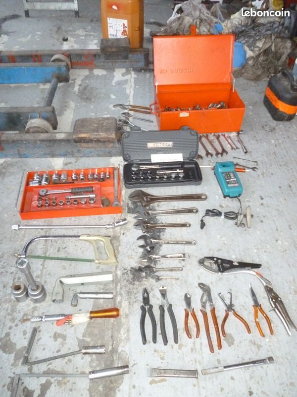 Vide garage Rare clé dynamométrique FACOM R 203 pour douilles 1/4 (image 1)