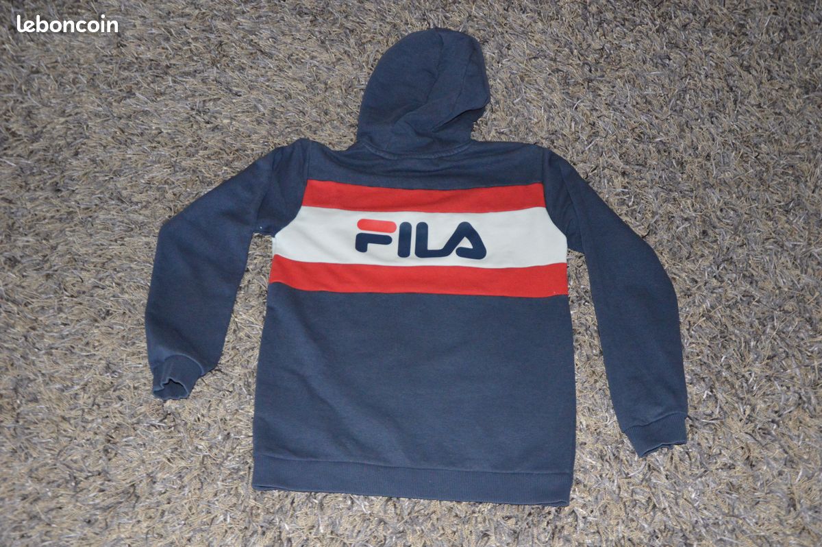 Fila Guarantee Pull A Capuche Fila Capuche Fila Fila Bleu Blanc