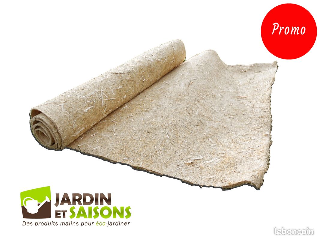 Paillage chanvre 100% naturel en rouleau 10 m Jardin et Saisons (image 2)