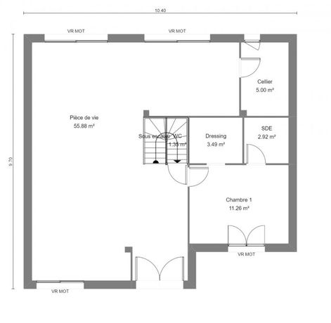 Maison a louer gennevilliers - 7 pièce(s) - 157 m2 - Surfyn