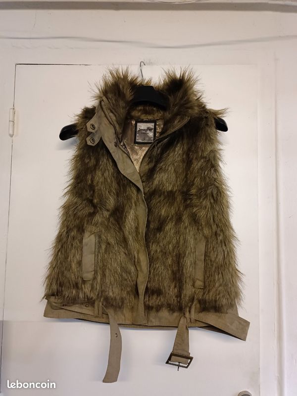 Gilet Fourrure Manteau Sans Manche Jennyfer DOUDOUNE SANS MANCHES