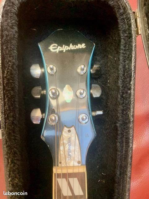 Epiphone supernova city blue - OASIS ( Noël gallagher ) (image 3)
