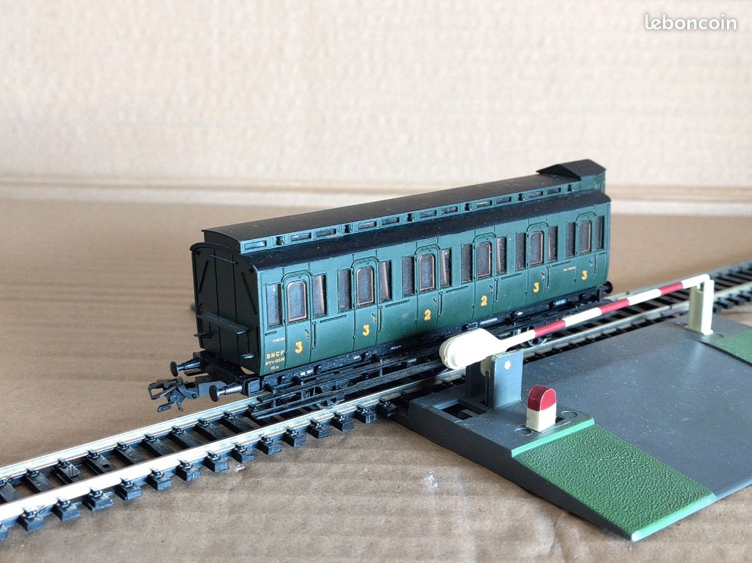 2x Märklin 4244 - Voitures Voyageurs SNCF 1ère Classe - Époque III - Neuves Sous Boîte