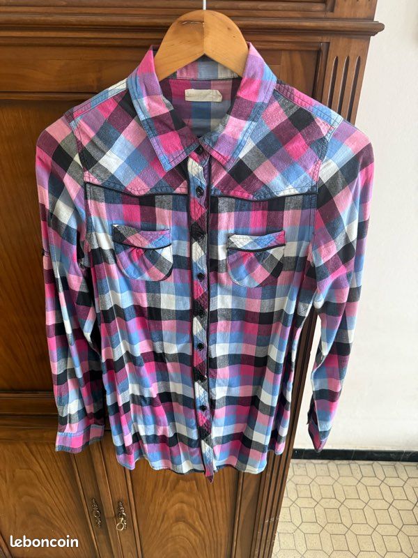 Chemise à carreaux JENNYFER 38 Vêtements