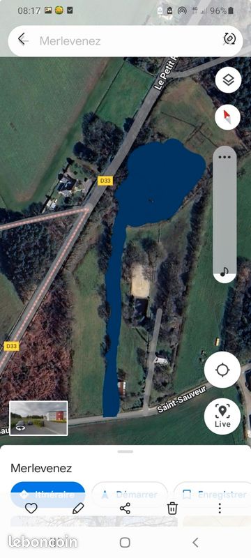 Terrain boisé · à Merlevenez · 30 000 €