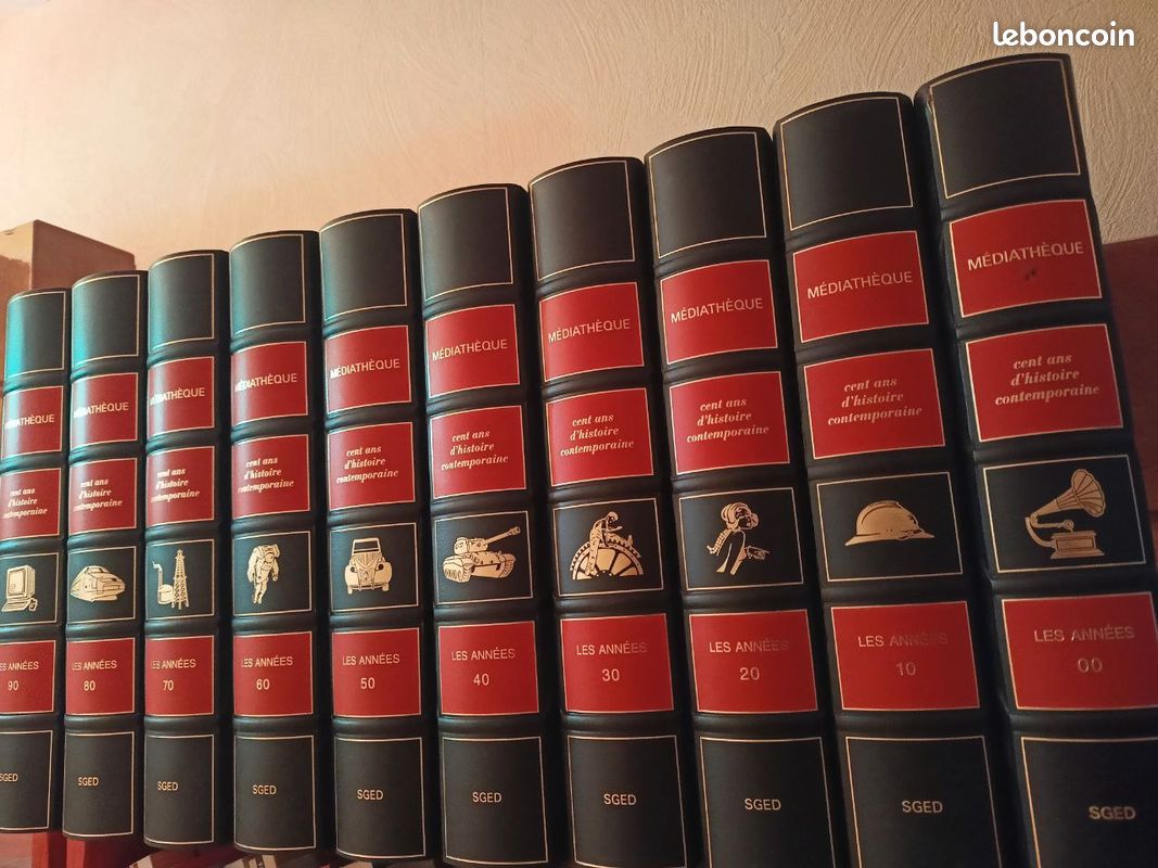 Mediatheque SGED 10 volumes - Collector - Neuf - "cent ans d'histoire comtemporaine" (image 3)