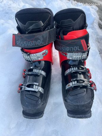 CHAUSSURE DE SKI NEUVE JUNIOR ROSSIGNOL TMX 60 RASTA ANNÉE 2015 A PRIX