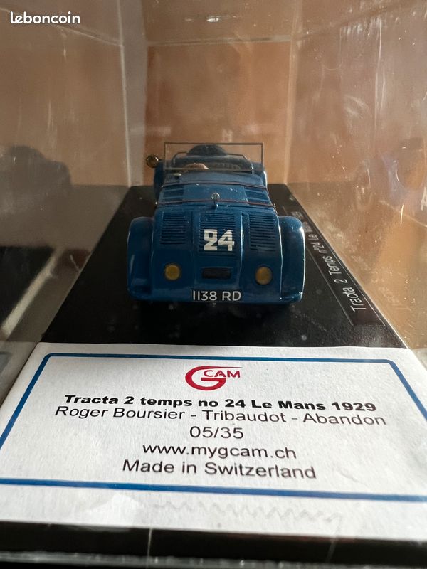 No SPARK Tracta 2 Temps #24 24 Heures du Mans 1929 1/43 GCAM Edition Limitée - Collection
