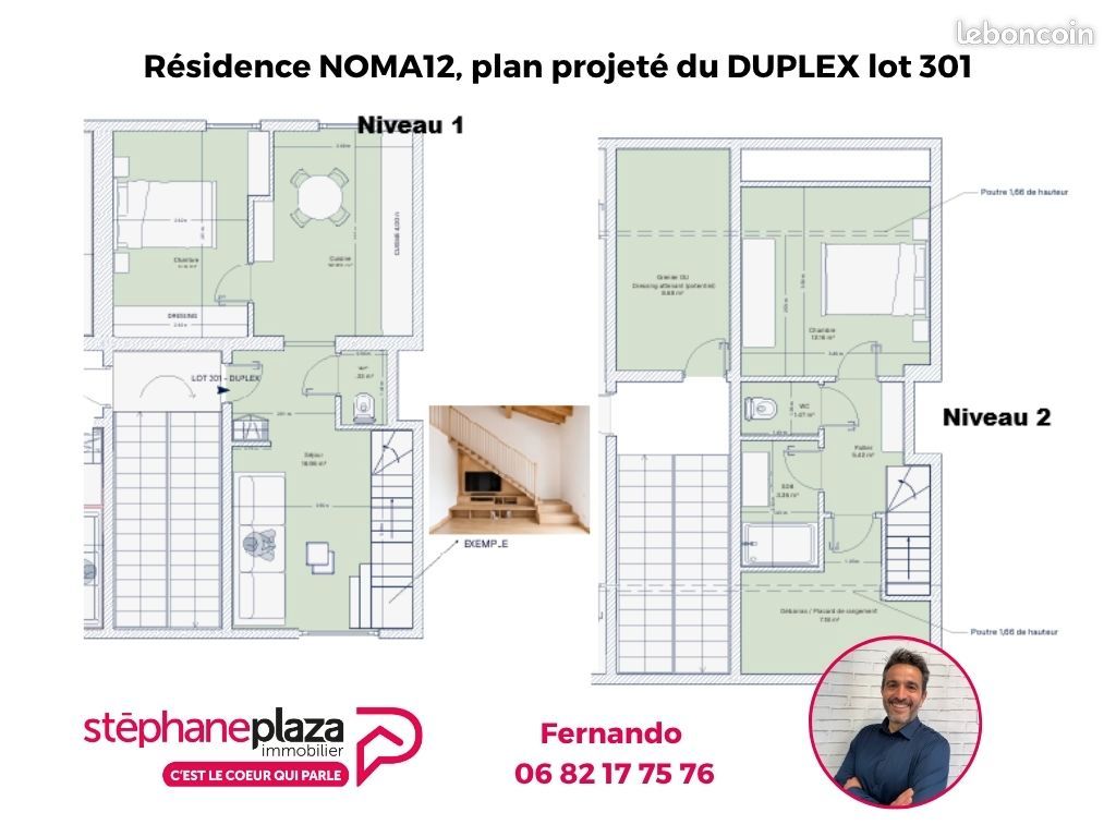 Appartement 3 pièces 60 m² · à Lons-le-Saunier · 60 m² · 77 000 €