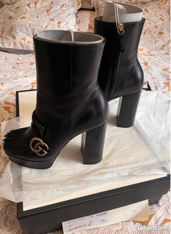 Magnifiques bottines Gucci Marmont, parfait état (image 5)