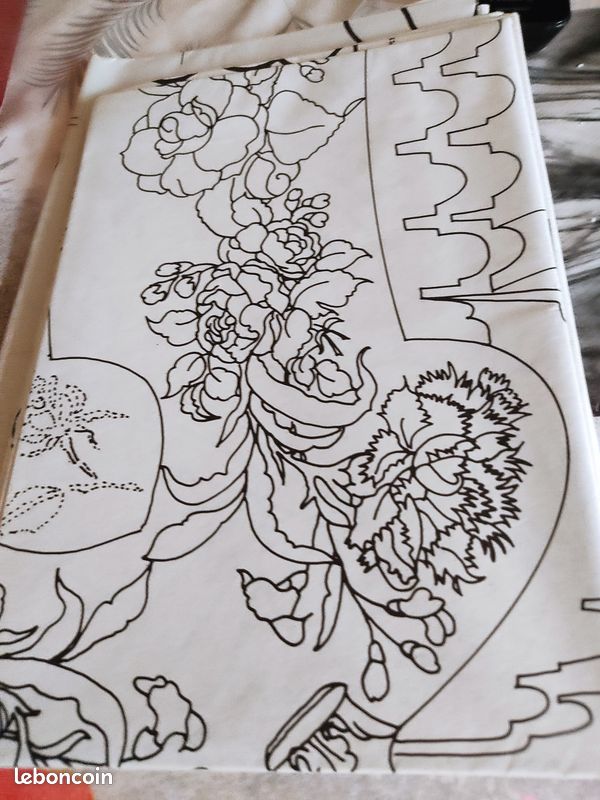 Revue peinture sur soie (image 3)