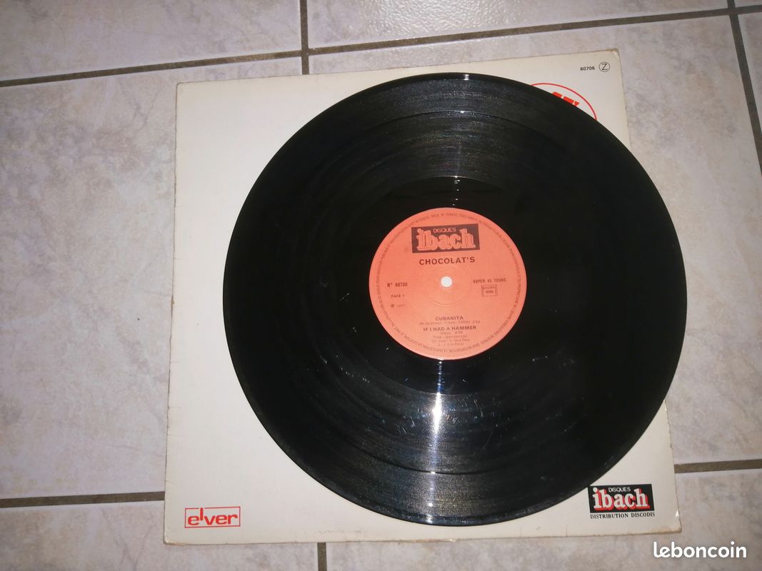 Disque vinyle Les fabuleux Chocolat’s « Special disco 4 titres » Maxi single (image 3)