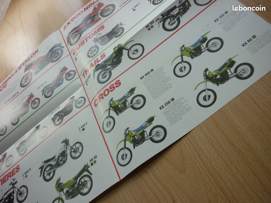 Prospectus KAWASAKI de 1984 à 18 euros (image 2)