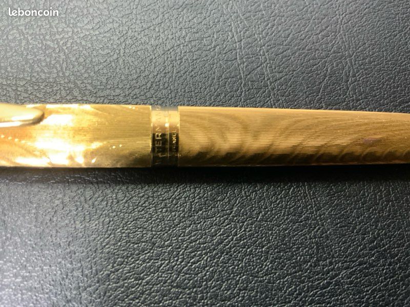 Stylo Plume Waterman - Plaque Or - Plume Or 18 Carats 750 - Occasion - Écriture Luxe