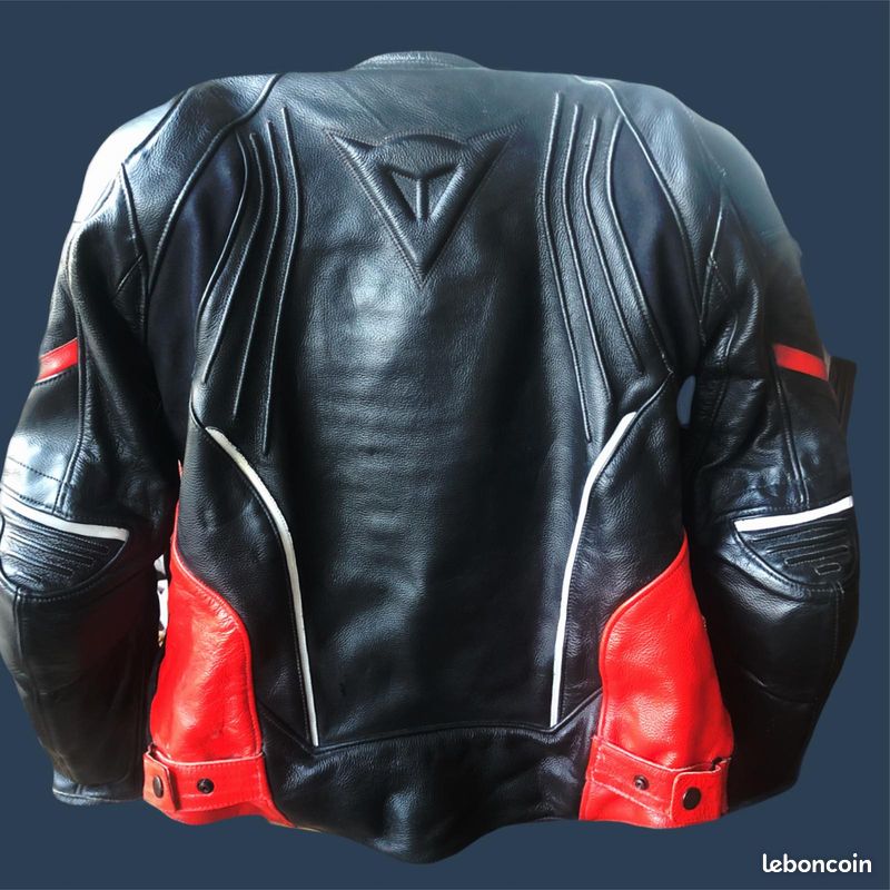 Blouson moto dainese Racing d1 pelle Équipement moto
