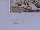 ST LÔ CHAIRE EXTERIEURE EGLISE NOTRE DAME 1944 gravure de Mme MULOT (image 3)