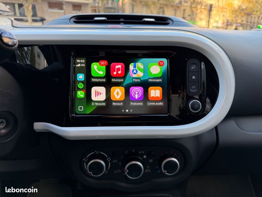 RENAULT TWINGO III TCe 95 EDC Intens CarPlay radar de recul regulateur de vitesse (image 14)
