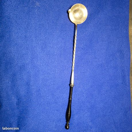 Cuillère à sauce gras/maigre en métal argenté,orfèvre Christofle,modèle