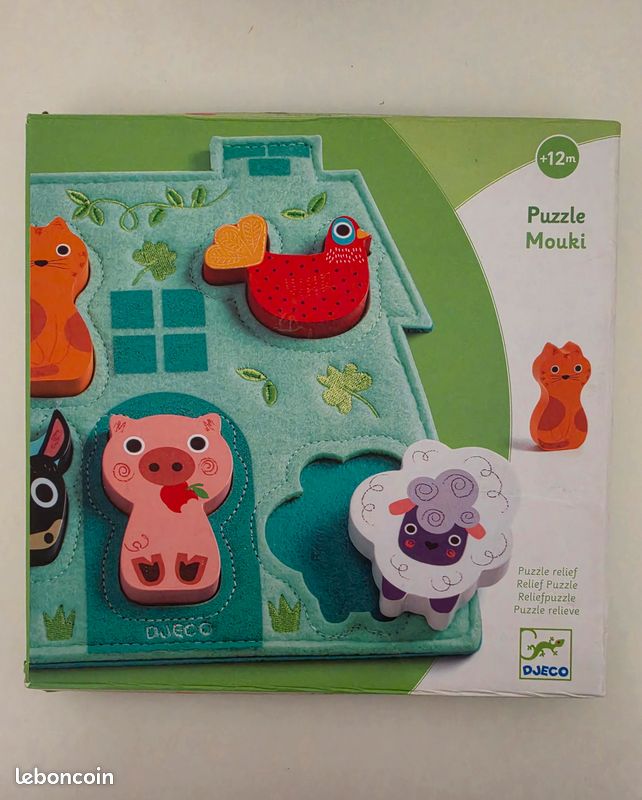 Puzzle mouki 5 pièces (image 1)