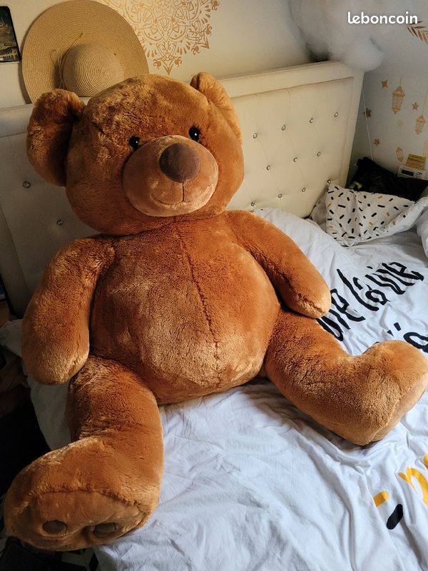 Ourson géant 110cm neuf (image 1)
