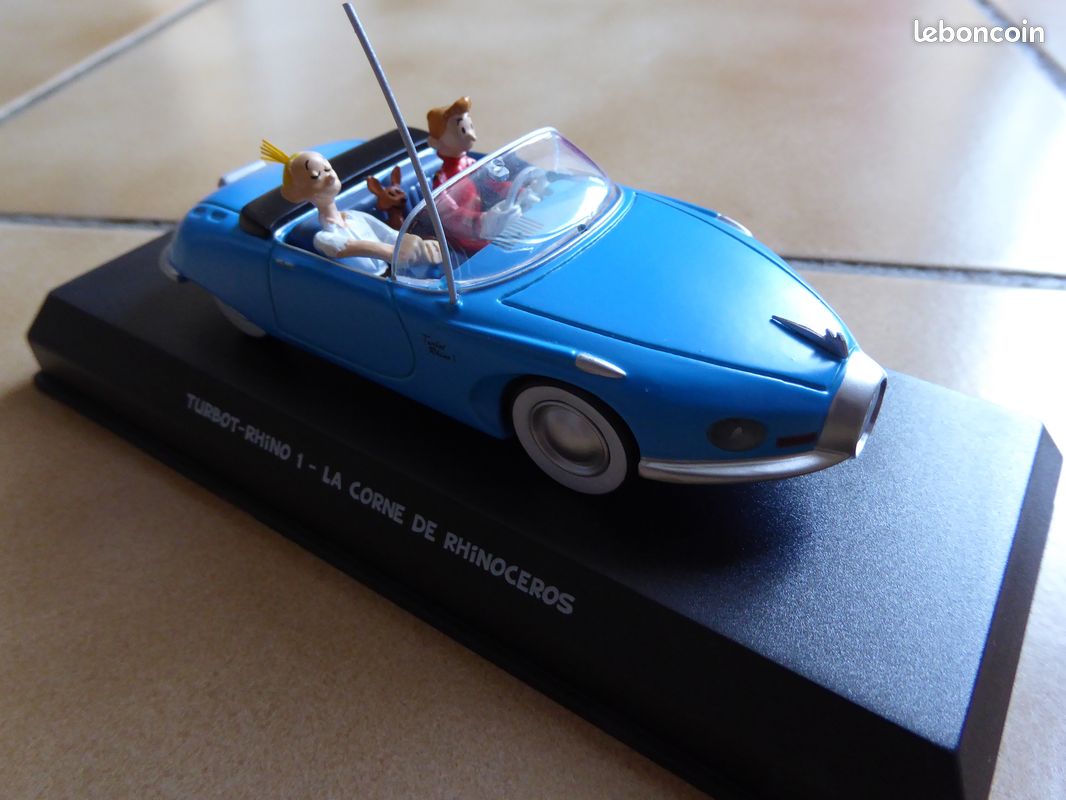 Atlas 1:43 - Voiture miniature - La Turbot 2 de Spirou et Fantasio