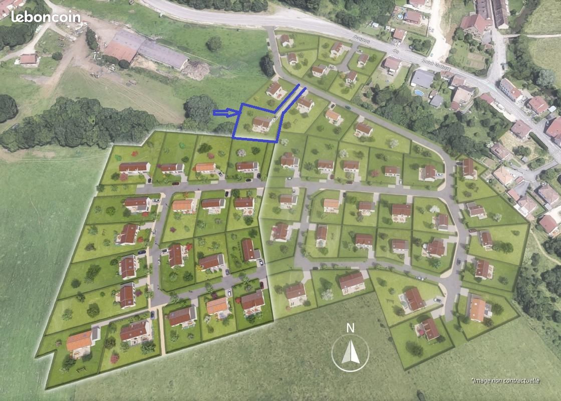 Terrain 11.5ares exceptionnel-A saisir · à Héricourt · 89 000 €
