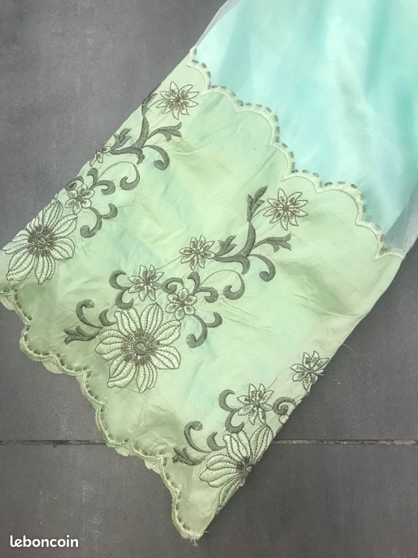 Robe orientale « caftan » verte (image 2)