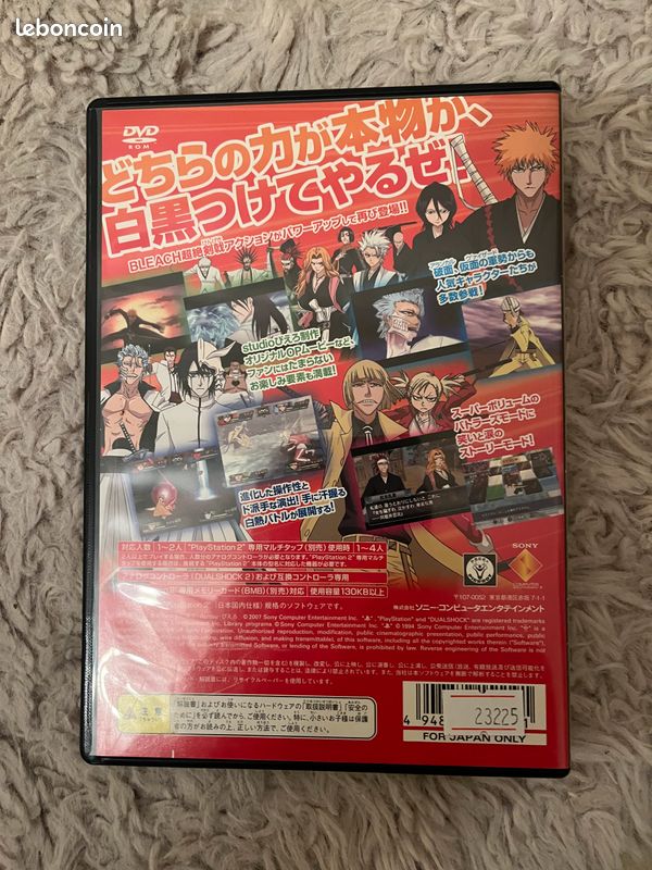 Jeu PS2 Bleach Blade Battlers 2nd NTSC-J – Complet Avec Notice, Très Bon état