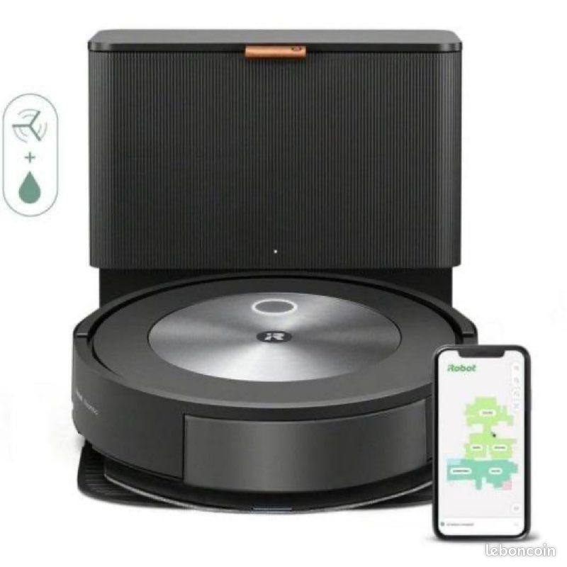 Robot aspirateur laveur IRobot Roomba comba j5+ (image 1)