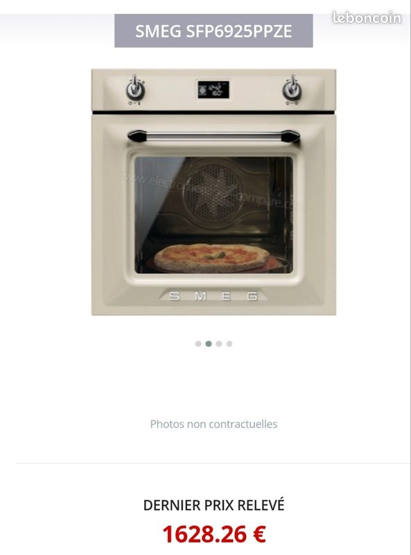Four encastrable SMEG spécial pizza – Utilisé 1 fois – Remise en main propre (image 2)