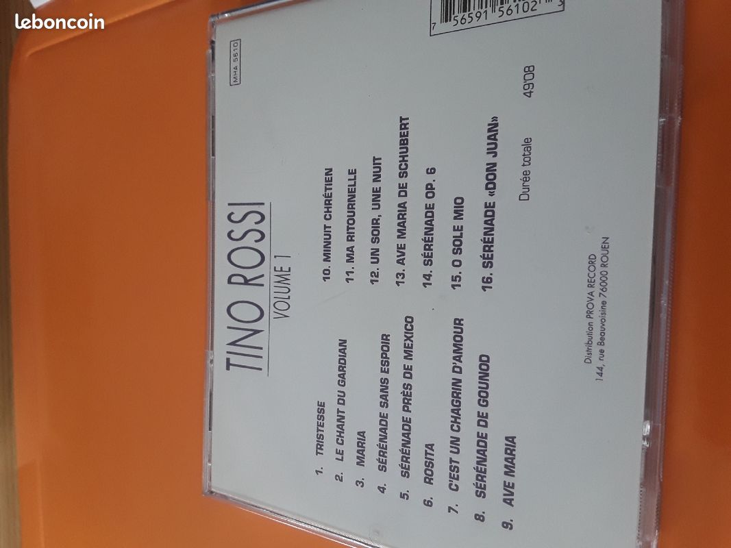 Tino Rossi 1CD compilation vol.1 (image 2)