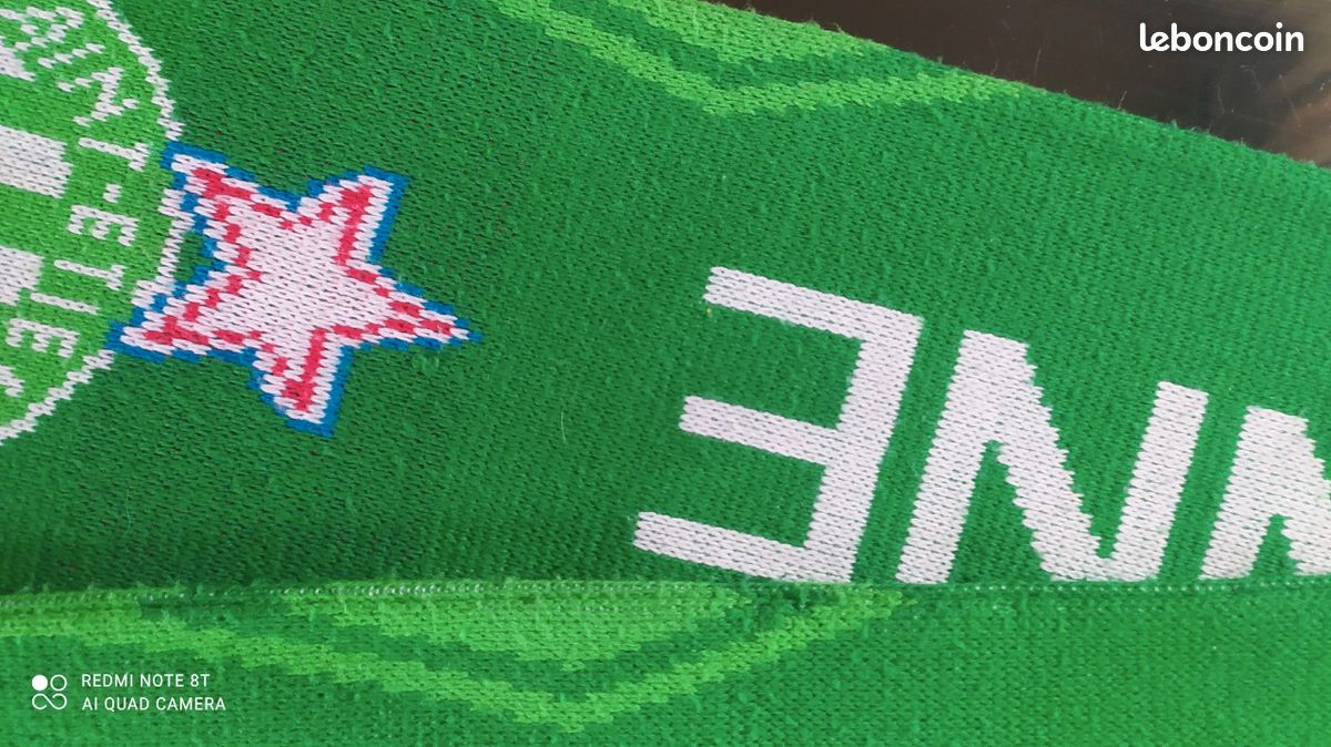 Écharpe ASSE Saint-Étienne Vintage – “Nous T’aimons”, Football, Unisexe