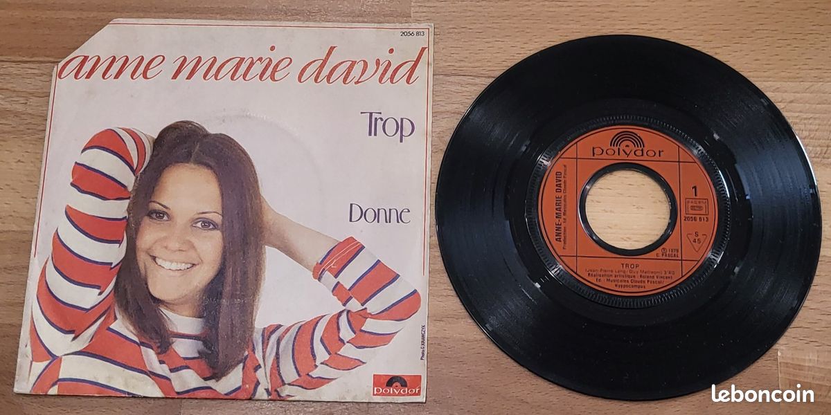 DISQUE VINYL d’ANNE MARIE DAVID (image 2)