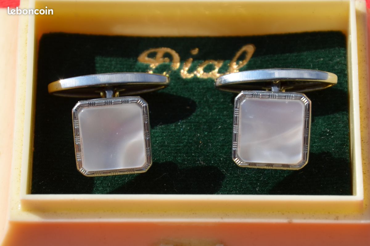 Beaux boutons de manchettes vintages (image 1)