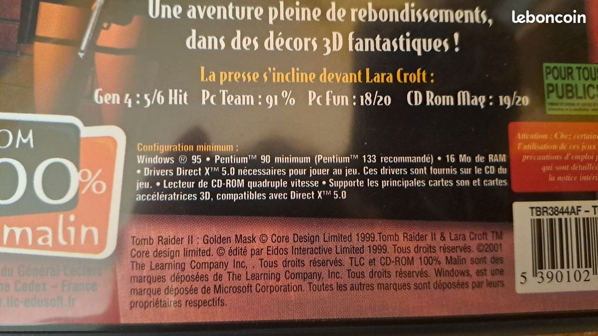 Tomb Raider II Golden Mask jeu pour PC (image 5)