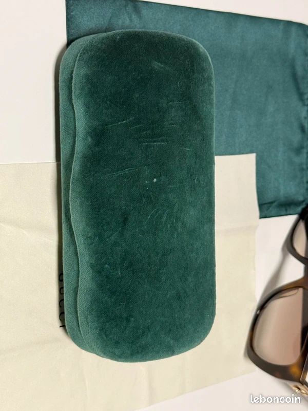 Lunettes de soleil Gucci écaille marron – étui & pochon d’origine (image 5)