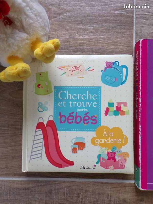 Lot de 2 livres premier âge - jeunes enfants et 2 peluches (image 6)