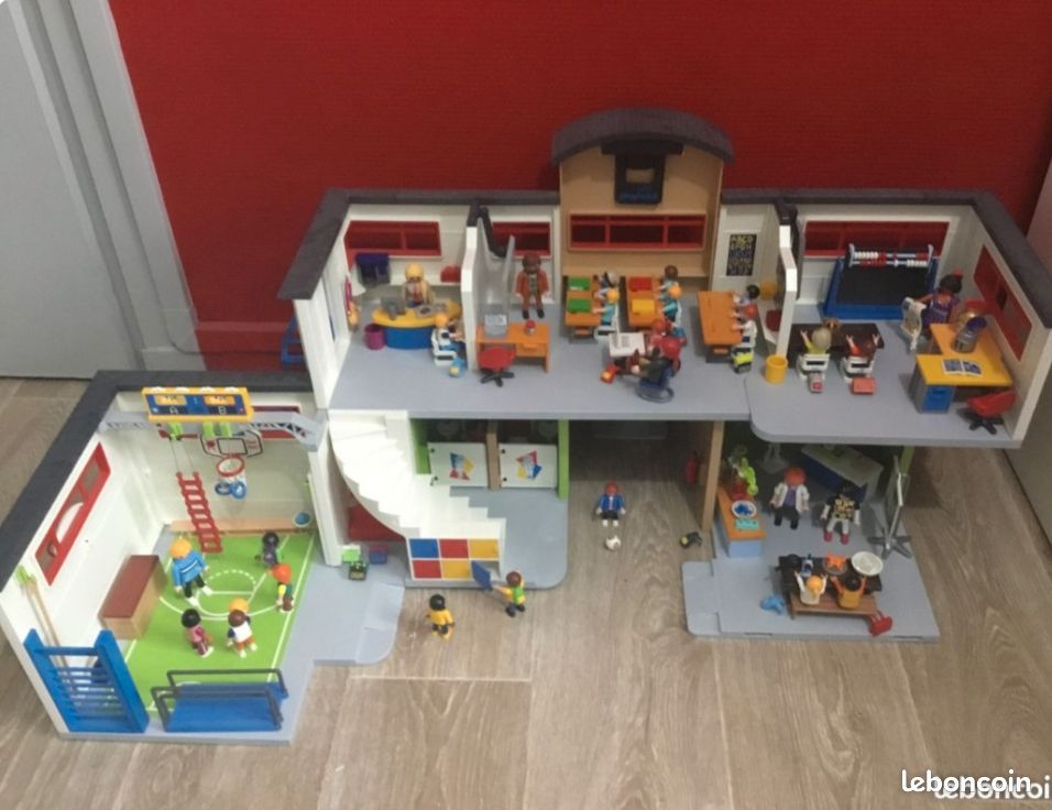 École playmobil avec extensions (image 1)