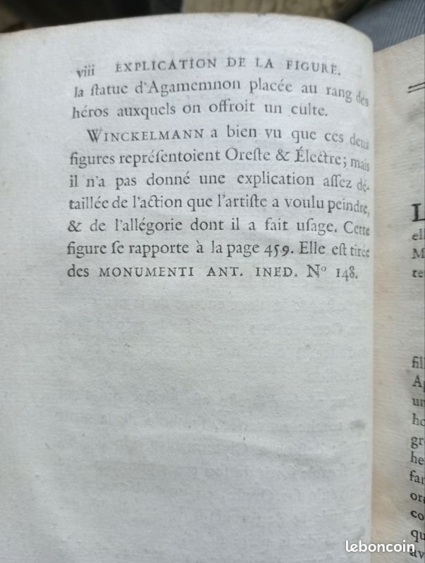Ed. 1787, Théâtre des grecs - P. Brumoy - tome 8 et tome 9, chez Cussac Libraire (image 11)