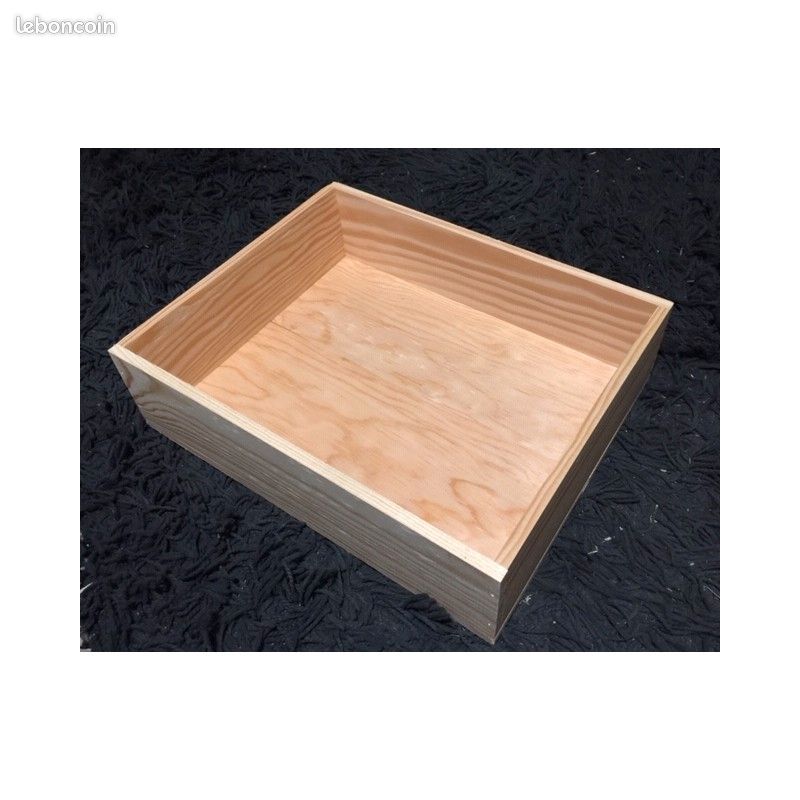 Caisse de vin en bois vide (image 1)