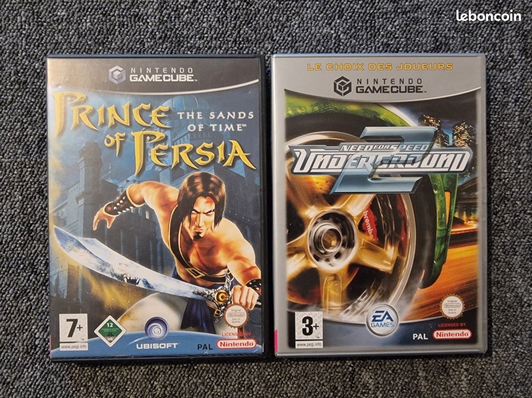 Lot De 2 Jeux Gamecube : Zelda Et Sonic - Très Bon état, Boîtiers Et Notices Inclus