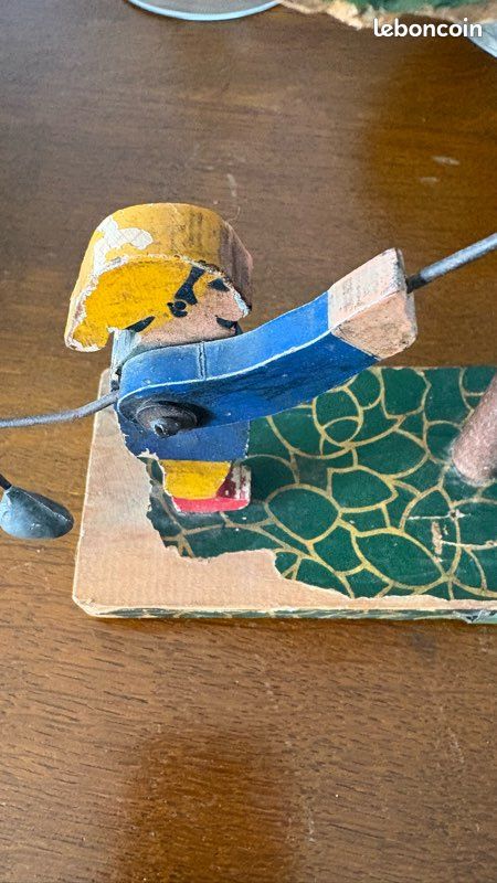 Ancien Jeu En Bois Le Cueilleur De Pommes (ou Du Pommier) - Jeu Traditionnel