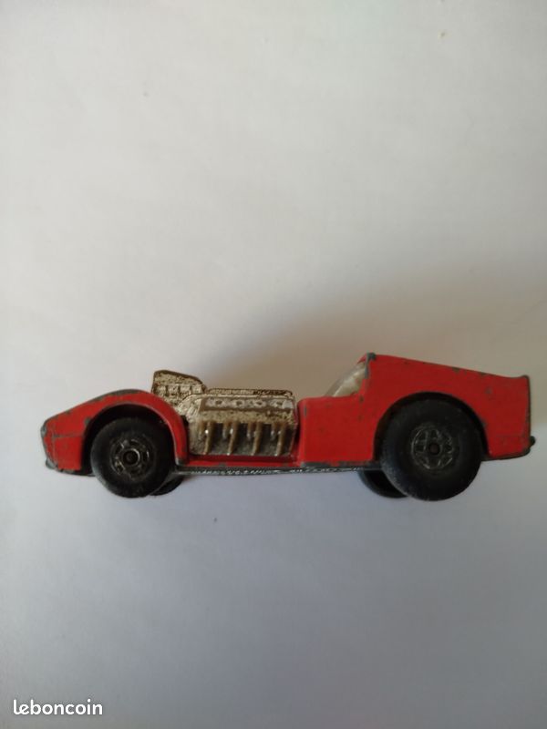 Vintage Matchbox Lesney Superfast N°19 Road Dragster Boîte Vide