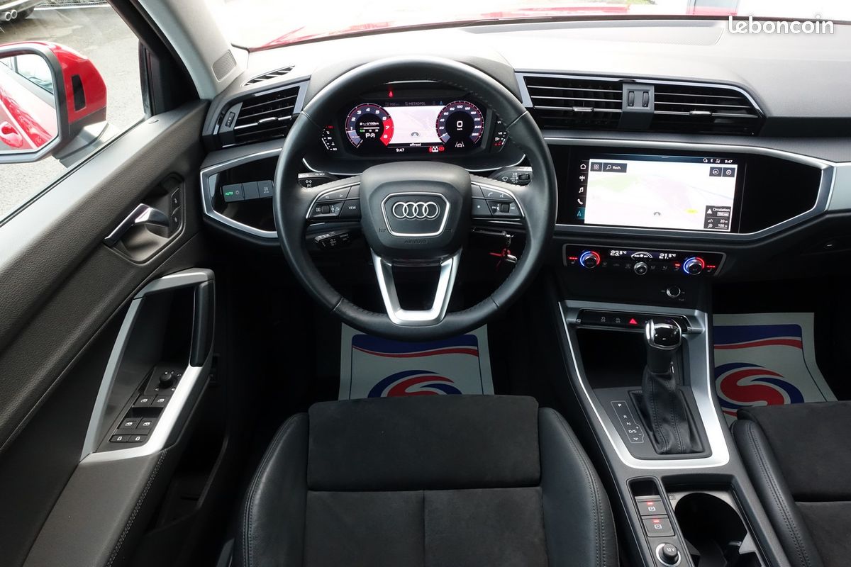 Q3 35 Tfsi 150cv S-Tronic Cuir/Alcantara chauffant/Virtual Cockpit/Gps Europe/Caméra/Hayon élec/Garantie 12 mois (image 13)