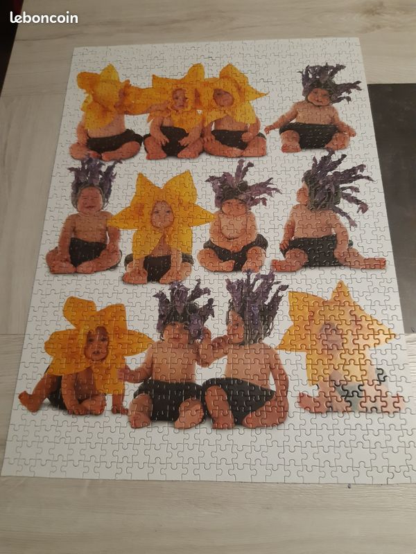 2 puzzles anne geddes bébés 900 pièces (image 3)