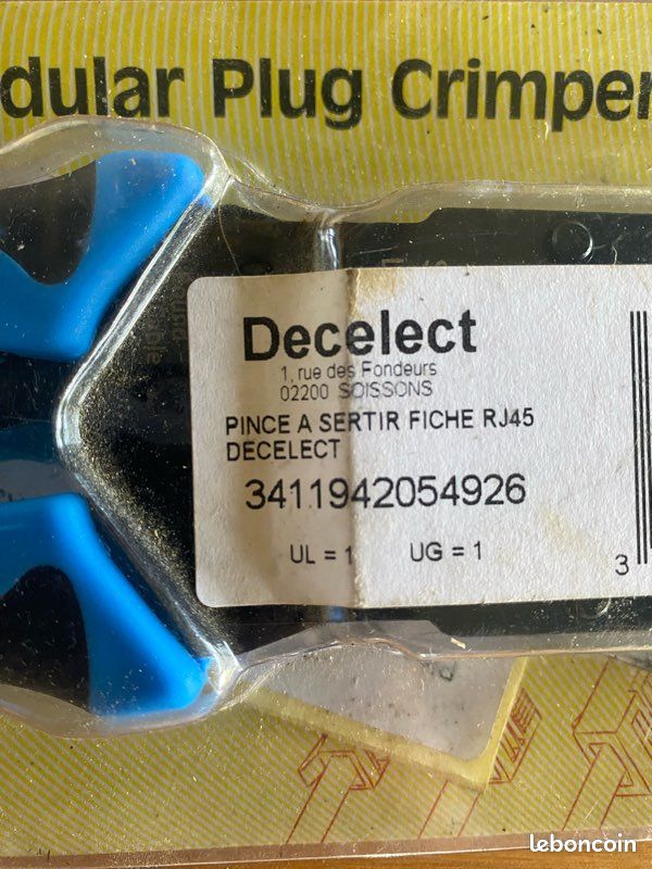 Pince à sertir connecteurs RJ45 PRO Neuve (image 3)