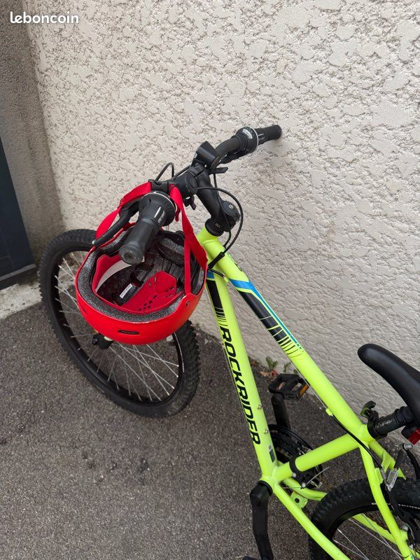 VTT ROCKRIDER ST 500 24 POUCES Jaune Fluo (image 3)