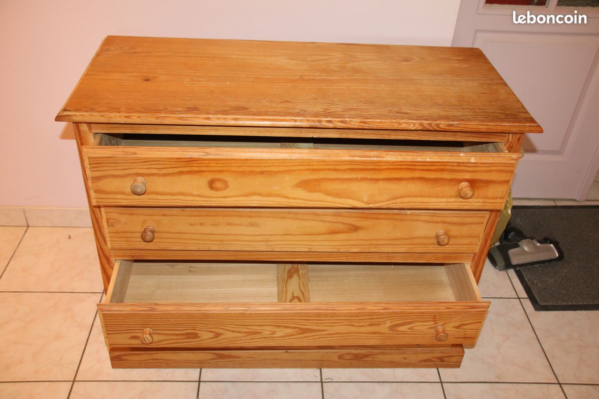 Commode Bois en Pin (image 3)