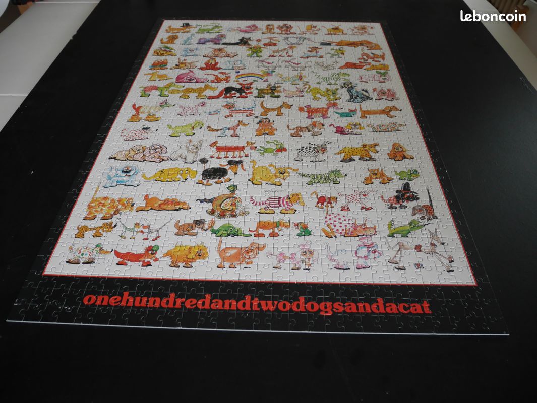 Puzzle 102 chiens et 1 chat, 1000 pièces (image 2)