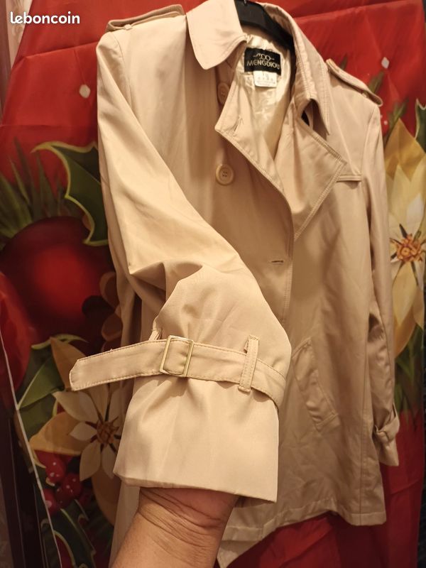 Veste trench t 48 /50 neuf mengdiou (image 6)